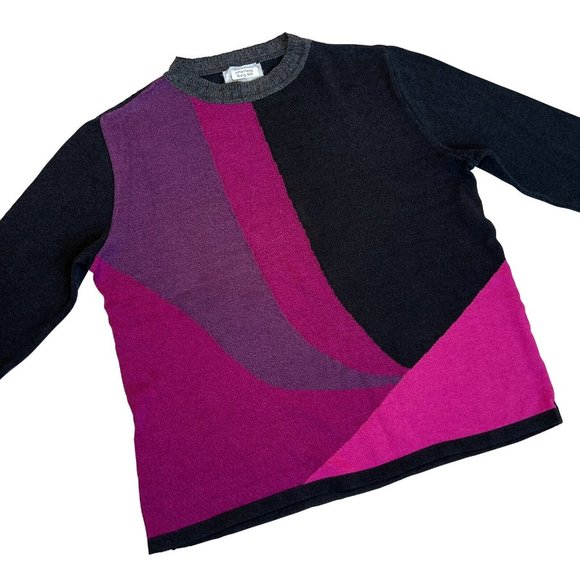 Faze (Germany) 80s Vintage Intarsia Knit Pullover Sweater : M - Picture 2 of 3